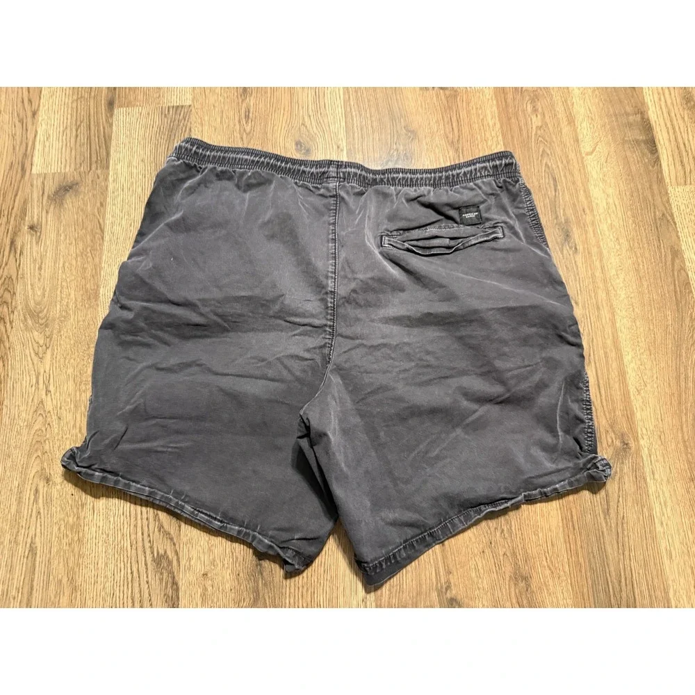 American Eagle Shorts Mens Large Gray Adult Drawstring Casual Excellent